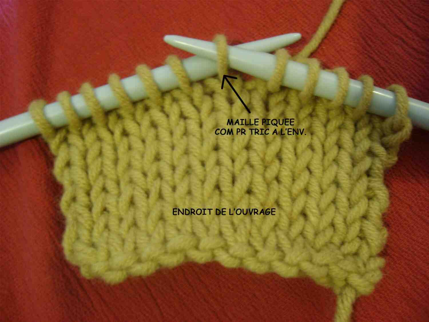Comment faire un jeté en tricot?